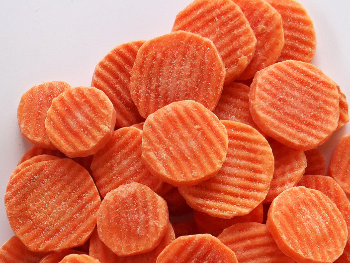 iqf frozen carrots slices