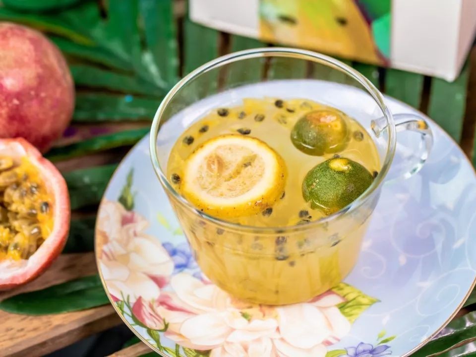 freeze dried passion fruit tea