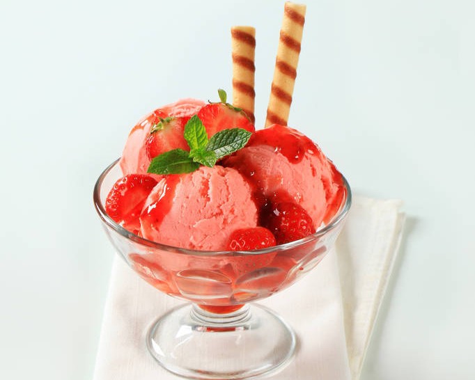 iqf strawberries ice cream