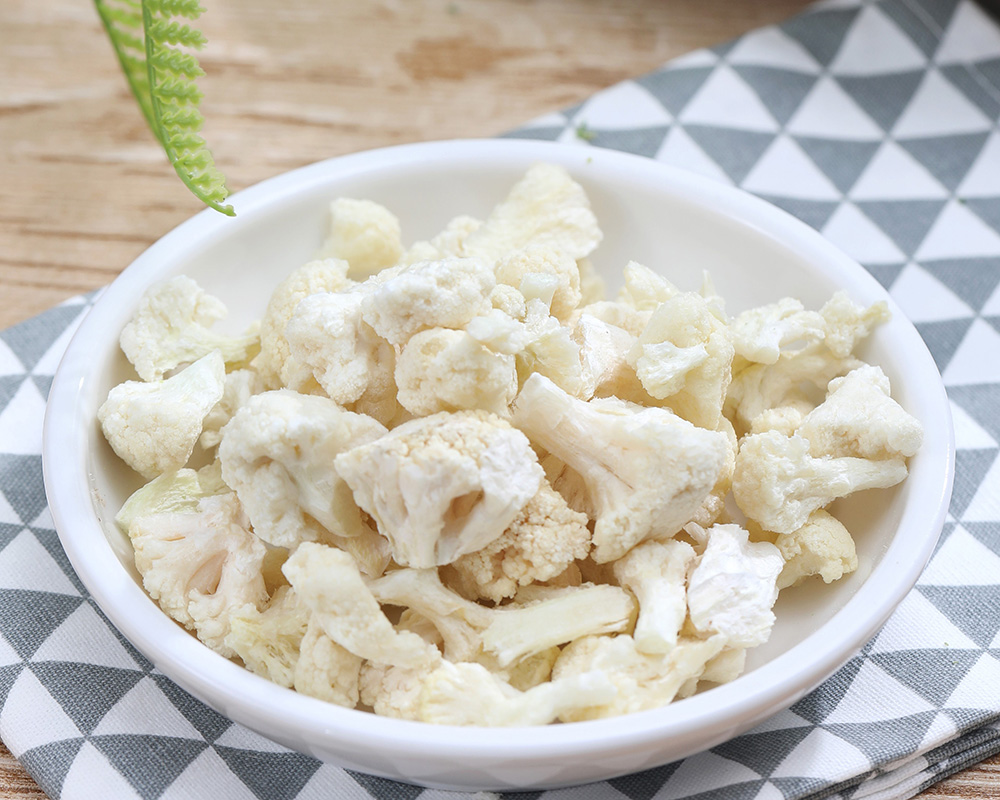 freeze dried cauliflower florets