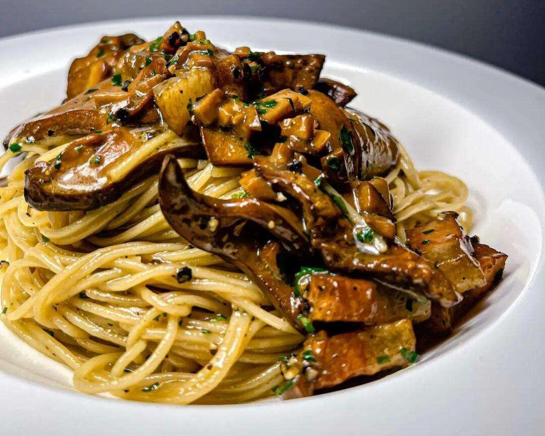 Boletus aereus spaghetti
