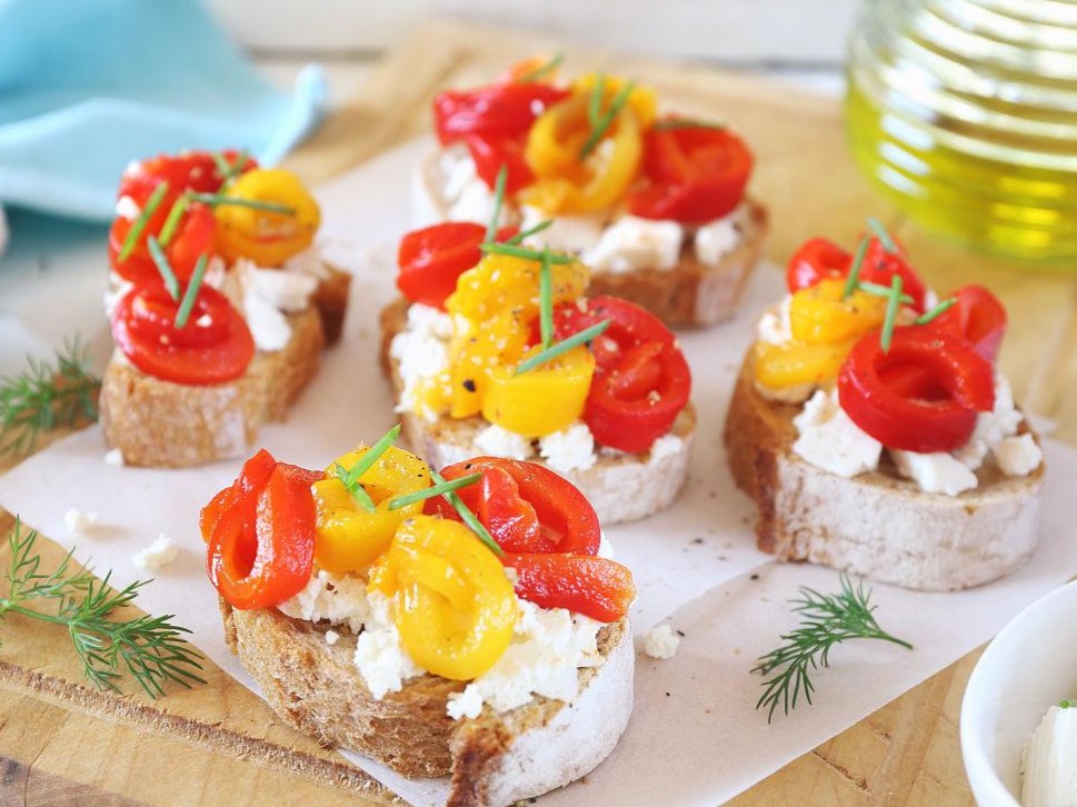 IQF frozen bell pepper application